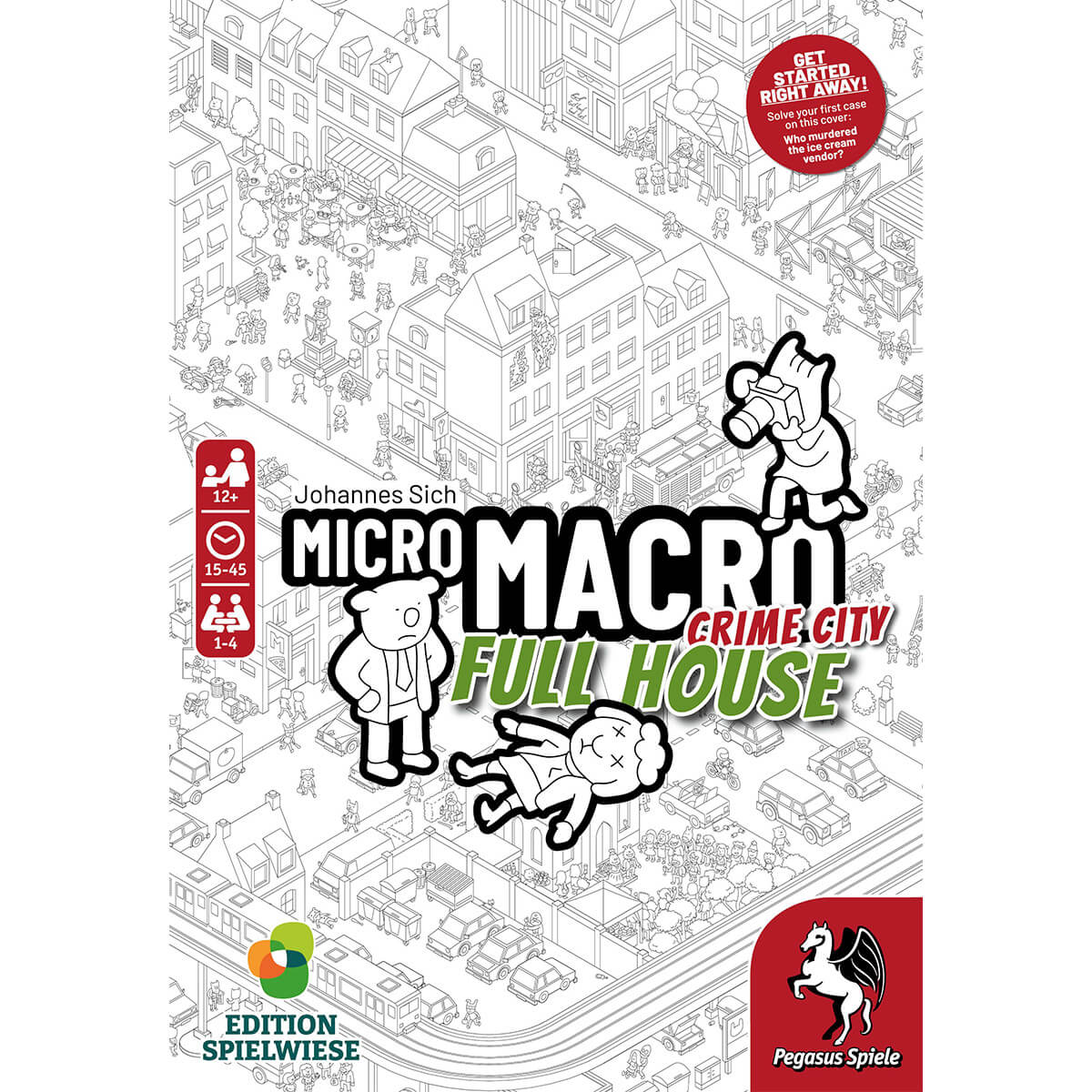 Micro Macro Full House Pegasus Spiele Board Games.