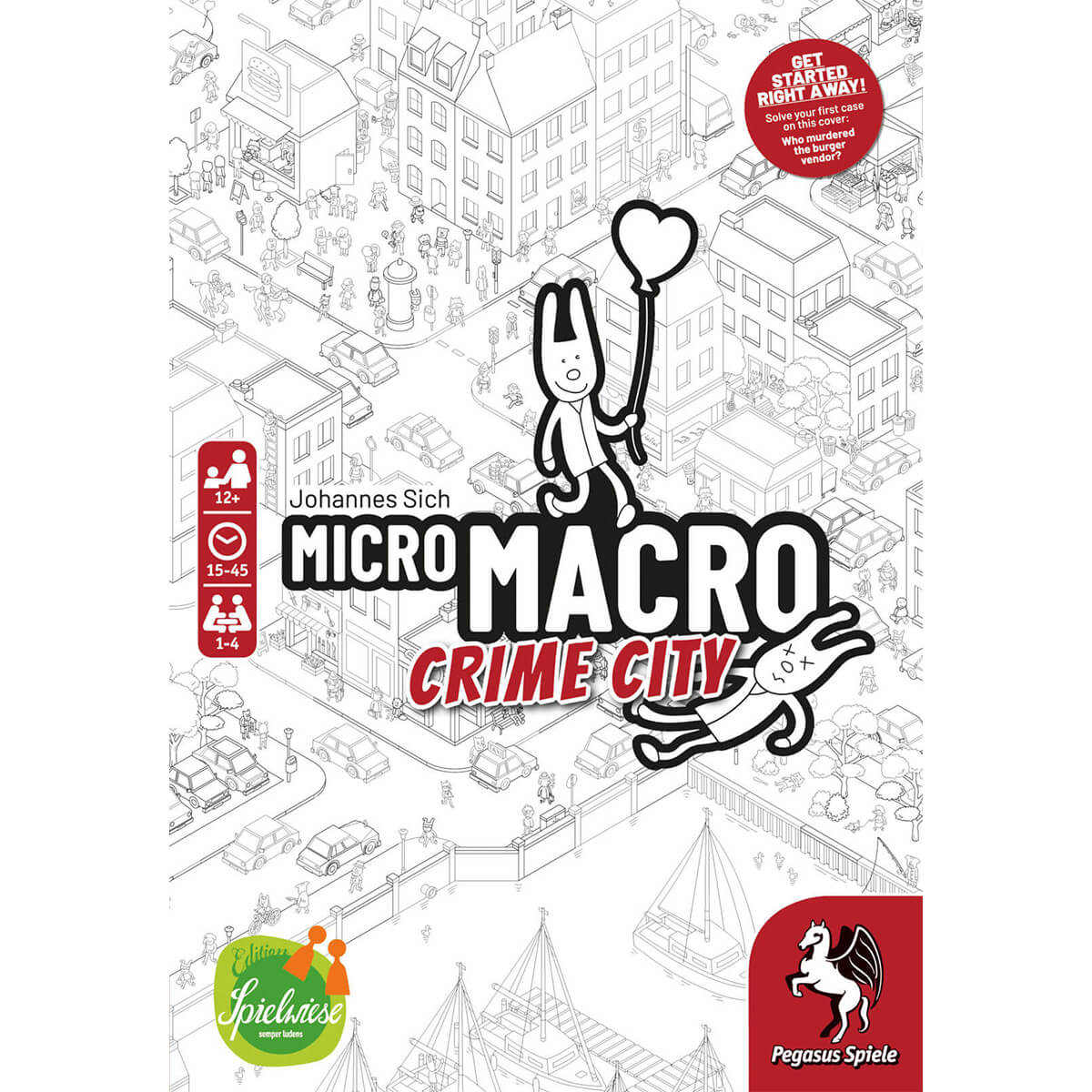 Micro Macro Crime City Pegasus Spiele Board Games.