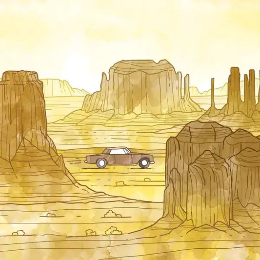 Railroad Ink Challenge Shining Yellow