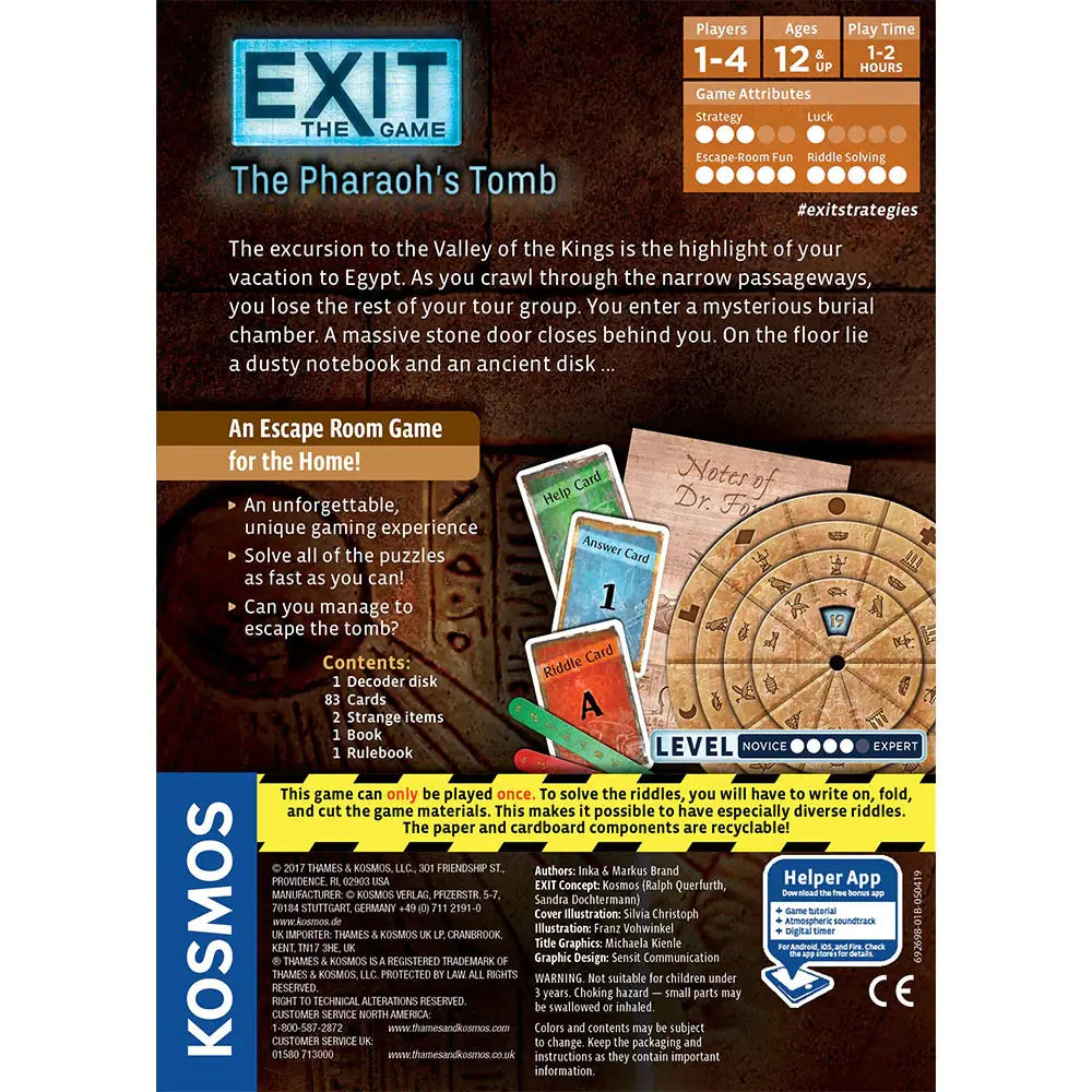 Exit: the Game - The Pharaoh's Tomb