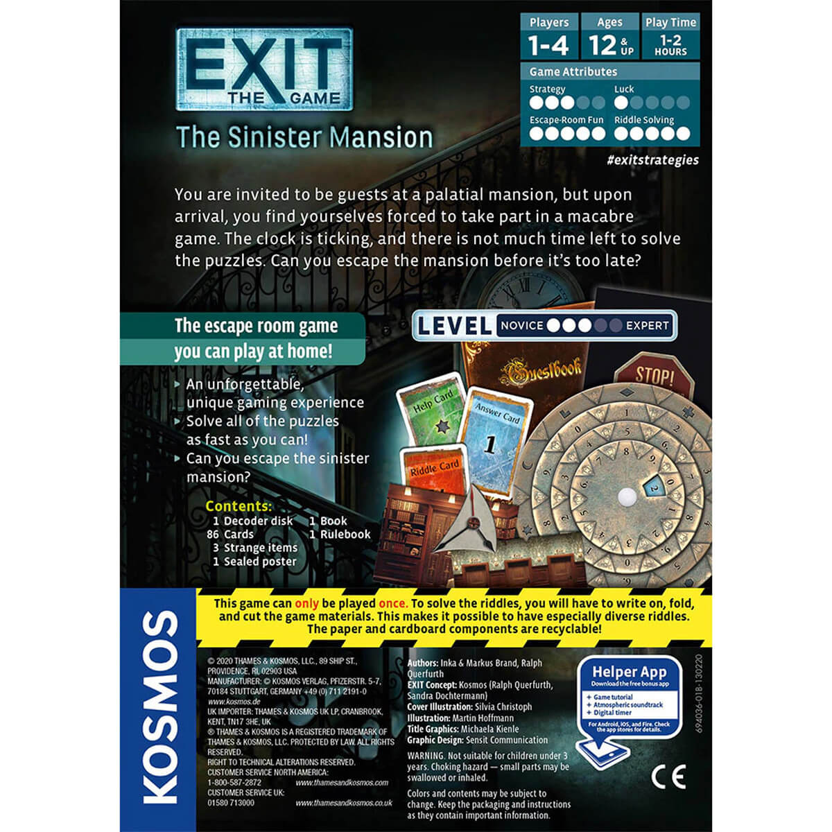 Exit: The Game - The Sinister Mansion