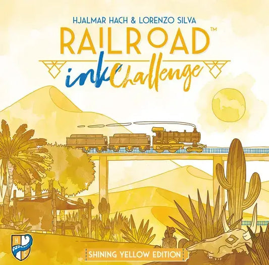 Railroad Ink Challenge Shining Yellow.